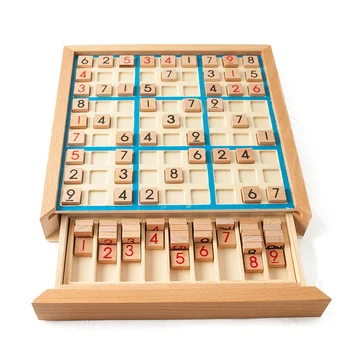 Pentru copii din Lemn de Șah, Sudoku puzzle jucărie tabla de joc adult gândire logică copii educative jucarii si cadouri pentru Copii
