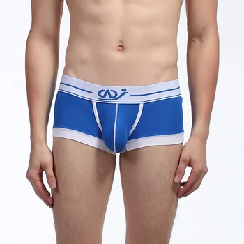 WangJiang Brand Bărbat Sexy Modal Spandex Boxeri Pantaloni Scurți Lenjerie De Corp Homosexuali De Sex Masculin Matase De Gheață Trunchiuri Chilotei