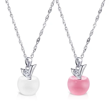 Vanzare en-gros de Moda noua bijoux brand de bijuterii pentru Femei Realizate manual opal Femei lanț Apple colier pandantiv cadou