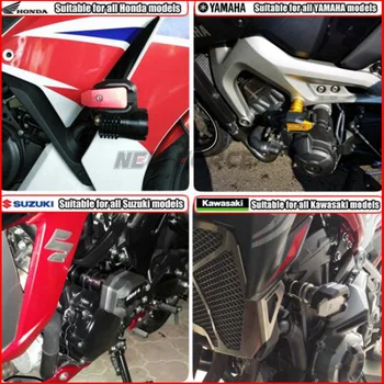 Motocicleta Autocolant Aplicatiile accesorii cadru slider protector crash pad pad de protecție Pentru Kawasaki Z900 Z 900 2017 2018 2019