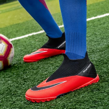 Fierbinte de Vânzare de Fotbal de Interior Mens Pantofi de Mari Dimensiuni Gazon(TF) Oameni de Fotbal Șosete Cizme Respirabil Copii Fotbal Cizme Brand de Pantofi de Fotbal