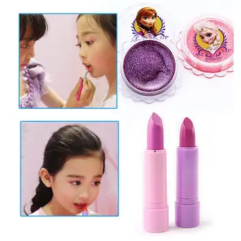 Copii Cosmetice Make-up Set pentru Fete Gheață Dragoste Printesa Machiaj Caz Cadou de Ziua mea Casă de Joacă Jucărie