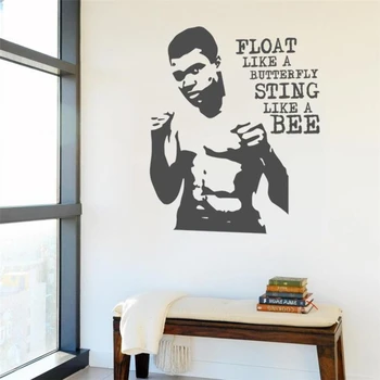 Muhammad Ali Box Perete Decal Art Decor Acasă Decor Detașabil Vinil Copiii de Grădiniță Camera Autocolant Perete living Decor de Perete MY425