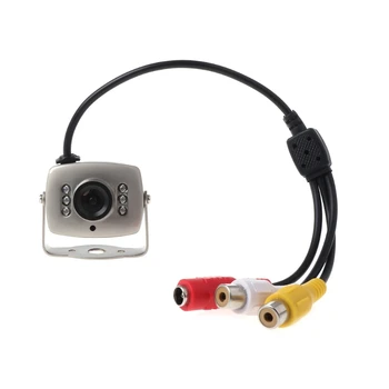 CCTV IR cu Fir Mini aparat de Fotografiat de Securitate, de Culoare Viziune de Noapte în Infraroșu Video Recorder
