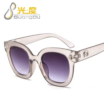 Mare pătrat ochelari de soare femei 2019 albastru roz clar doamnelor moda ochelari de soare sexy mare oculos de sol feminino