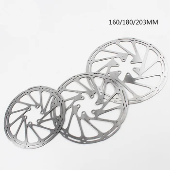 Bicicleta Rotorului Frânei cu Discuri Centrala 160 mm 180mm 203mm Înaltă Calitate din Oțel Inoxidabil Disc de Frână MTB Rotoare Cu 6 Șuruburi Pentru Sram