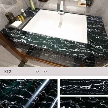 1M/3M/5M/10M de Bucătărie de Marmură Hârtie de Contact mari PVC Autocolante de Perete Blat de Marmura Baie, Auto-Adeziv Tapet rezistent la apa