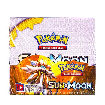 324pcs carduri Pokemon TCG: Sun & Moon Edition 36 de Pachete Per Cutie de Colectie Carte de Joc de Tranzacționare