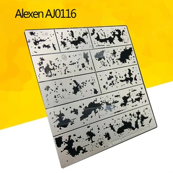 Alexen AJ0116 Aschiere Efectele Scurgerilor Spray Șablon Șablon Model de Imbatranire Instrumente
