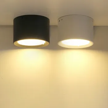 LED corp de Iluminat Plafon Spoturi de Viață a Lămpii Nordic CONDUS în Jos Lumina Pentru Bucătărie, Baie Spot luminos montat pe o Suprafață AC90-260v