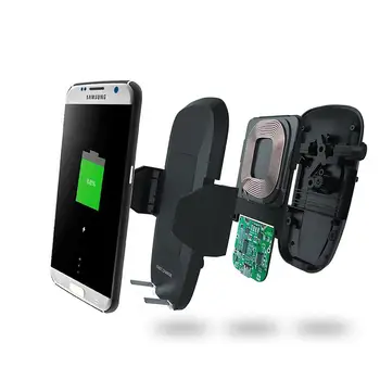 2 In 1 Masina Încărcător Wireless Pentru iPhone 12 Mini 11 Pro Max X XR XS 8 Plus Rapid QI de Încărcare Suport de Telefon Pentru Samsung Nota 20 Ultra