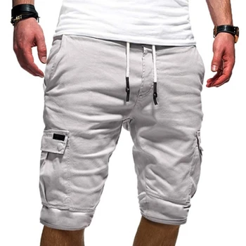 Barbati Casual Multi-buzunar de pantaloni Scurți Ușor iute Uscat Respirabil pantaloni Scurți de Marfă FS99