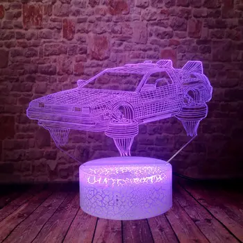 Levitație Model de vehicul juguetes Iluzia 3D LED Copii Veioza Colorate Schimbarea Lumina Flash hover masini actiune si jucărie cifre