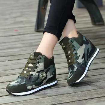 Femei adidași pantofi de panza camuflaj de moda de mare pentru a ajuta la creșterea numărului de femei pantofi casual pantofi pentru femeie pantofi sport tenis feminino