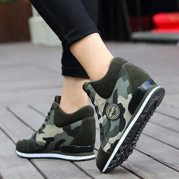 Femei adidași pantofi de panza camuflaj de moda de mare pentru a ajuta la creșterea numărului de femei pantofi casual pantofi pentru femeie pantofi sport tenis feminino