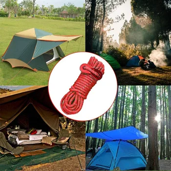 4mm în aer liber Cort Cabluri Usoare Reflectorizante Cablul de Camping Frânghie pentru Cort,Baldachin Adăpost,Camping,Drumetii,Backpacking