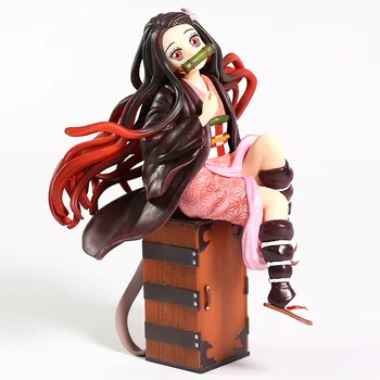 Japonia Demon Slayer Kimetsu nu Yaiba Kamado Nezuko PVC Acțiune Figura Jucării Japonia Anime Figura de Colectie Jucărie Statuie Papusa Cadou