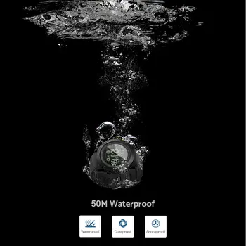 Spovan Ceas Inteligent Bărbați Profesional rezistent la apa 5ATM Bluetooth Call Reminder Ceas Digital de Alarmă Pentru iOS, Android Telefon