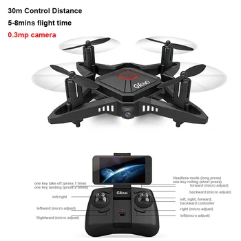 EFMA Mini Drona OZN WiFi Fpv Presiunea Aerului Altitudinii RC quadcopter 1080P Camera Dronele-elicopter de jucărie Cadou V8