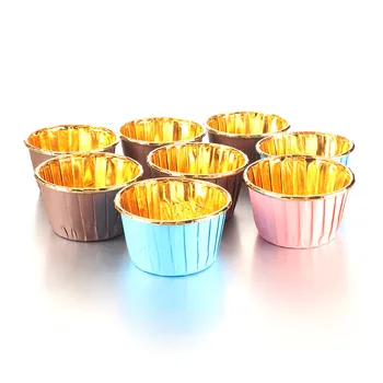 50Pcs Briosa Cupcake Linie Ambalaje Tort Copt Cupa Tava Caz Tort, Pahare de Hârtie DIY Patiserie Instrumente de Petrecere Mini Tort Pachet Consumabile