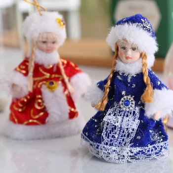 Mici Ceramice Lucrate Manual Stil Victorian Păpușă China Din Portelan Fata Frumoasa Acasă Bradul De Crăciun Sac Decorare Perete