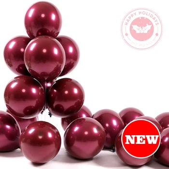 4.4 g 10inch cherry violet balon dublu baloane latex xiangnai balon roșu romantic petrecere cameră deco cu balon de metal