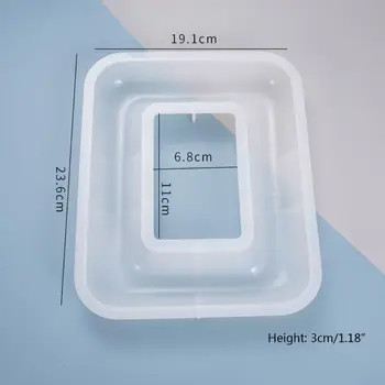 Rășini Epoxidice Cristal Cadru Mucegai Decor de Turnare Mucegai Silicon Meserii DIY Bijuterii Instrumente