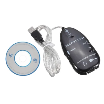Chitara Interfata USB Link-ul de Cablu Adaptor Audio pentru PC/MAC Înregistrare