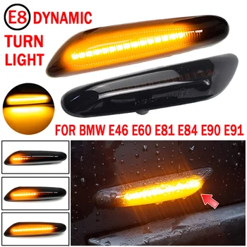 2 buc Led-uri Dinamice de poziție Laterale de Semnalizare Indicator luminos de Semnalizare Lamp Lampă de Semnalizare Pentru BMW E90 E91 E92 E93 E60 E87 E82 E46