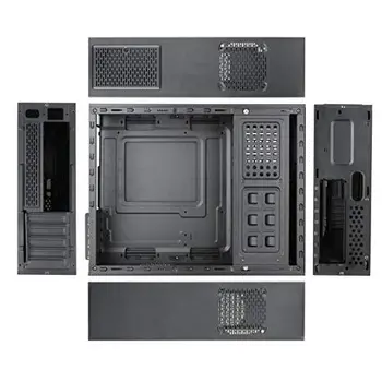 Caja ordenador TQC-3005U3 MINI-ITX/MATX + fuente 500W Negru