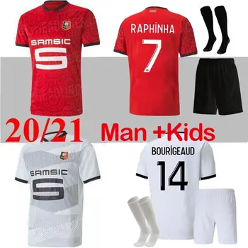 Copiii kit 20 21 Stade de funcționare tricouri 2020 2021 Raphinha CAMAVINGA Niang casa departe de casa de la playa T-shirt personaliza numărul de Numele