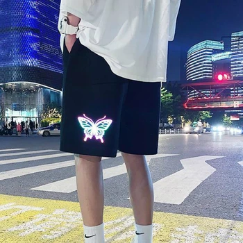 Barbati Casual pantaloni Scurți Tipărite Solid Supradimensionat 3XL Stil coreean Uri Chic Liber Respirabil Streetwear Studenții de Moda Harajuku Vara