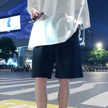 Barbati Casual pantaloni Scurți Tipărite Solid Supradimensionat 3XL Stil coreean Uri Chic Liber Respirabil Streetwear Studenții de Moda Harajuku Vara