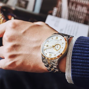 CADISEN bărbați ceasuri mecanice de afaceri de lux ceas barbati aur ceas automatic barbati impermeabil ceas om relogio masculino 2019