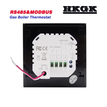 RS485&MODBUS Inteligent Termostat Controler de Temperatura Cazan de Gaz , pentru contact Uscat &Pasiv contac,24VAC 95-240V c. a. opțional