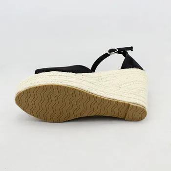 Plus Dimensiune 32-43 Femei Sandale de Moda Curea Glezna Tocuri inalte Pene Sandale cu Platforma sandale 9cm 11cm Strappy Tocuri de Pantofi Femei