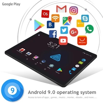 2021 Nou 4G LTE Tabletă de 10 Inch Ecran Mutlti Touch Android 9.0 Octa Core Ram 6GB ROM 128GB Camera de 8MP Wifi 10 Inch Tablet PC