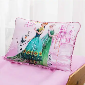 Roz copii somn perna bumbac pernă cu umplutură Elsa și Anna Printesa 3d tipărite 30*45 cm fete de decorare dormitor copil