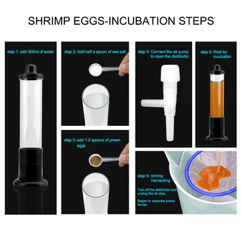 Saramură Creveți Ouă Alimentator de Pui cu Oua de Artemia pentru Acvariu Artemia Ouă Ouă Incubator Incubator Incubator Accesorii Acvariu