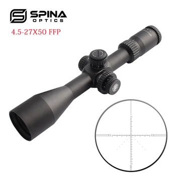 Spina Optica HD DE 4.5-27X50 FFP Vânătoare Aplicare Primul Plan Focal Riflescopes Tactice de Sticlă Gravat Reticul Inaltator Optic se Potrivește .308