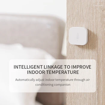 Aqara Zigbee Wireless De Temperatură Senzor De Umiditate Pentru Smart Home Kit Termometru Higrometru Mijia De Temperatură Senzor De Umiditate