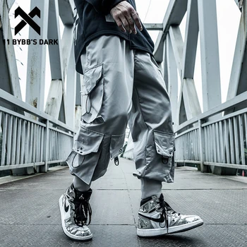 11 BYBB LUI DARK Harajuku Streetwear Hip Hop Bărbați Pantaloni Tactice Om Pantaloni Elastic Multi Buzunare Joggeri Funcționale Pantaloni de Marfă