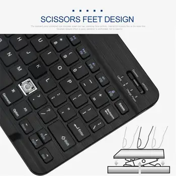 Tastatură Fără Fir Subțire Bluetooth3.0 Portabil Mini Tastatură Pentru Ipad Mac Telefon Apple Tablet Keyboard Pentru Android Ios Windows Fierbinte