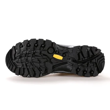 HUMTTO Brand în aer liber, Drumeții Pantofi Profesionale din Piele Trekking Munte Adidași Impermeabil Camping Pantofi pentru Bărbați de Mari Dimensiuni