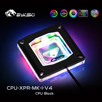 BYKSKI de Apă rece pentru că 9900k i5 i7/LGA 1366/ LGA 1156/1155/1150/LGA 2011/2066 Apă Bloc CPU Cooler de racire RGB/O-Lumina RGB
