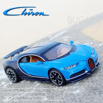 1:32 Bugatti Chiron Model de Masina Aliaj Masina de Turnat Jucărie Model de Masina Trage Înapoi de Copii Jucărie de Colecție Transport Gratuit