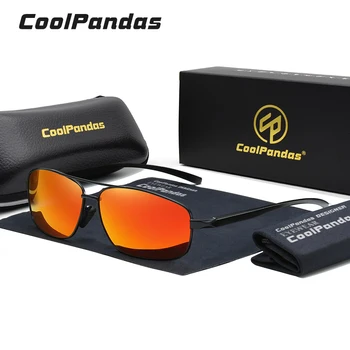 2021 Brand Vintage de Aluminiu Pătrat Bărbați ochelari de Soare Polarizat de Conducere Roșu Albastru Oglinda Lentila Femei Shades ochelari de Soare Oculos de sol