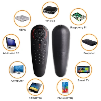 G30S 2.4 G Wireless de Control de la Distanță Vocea Air Mouse 33 Taste IR de Învățare Gyro Senzor Inteligent de la Distanță pentru Joc Android Tv Box