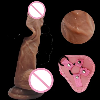 Phalluses Pentru Femeile Dumnezeu Ceinture Sex Silicon Vibrator Film Porno Stoc Sex Jucărie Moale Femeia Patrunde Barbatul Penis Bunuri Pentru Femei Adulte