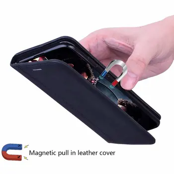 Caz Magnetic Pentru ZTE Blade 20 Inteligent чехол Flip Cover din Piele de Caz ZTE A3 A5 A7 A530 A622 L8 V9 V10 Vita Protector Portofel Shell